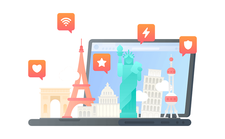 在法属圭亚那连接到中国的代理 - 海龟VPN