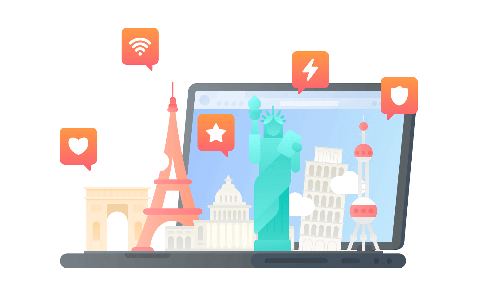 在法属圭亚那连接到中国的代理 - 海龟VPN